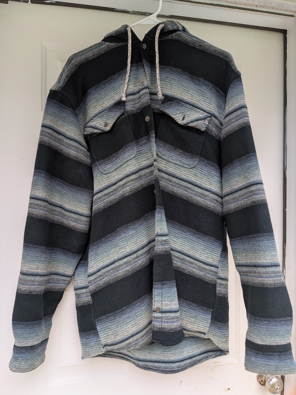 Ascend Hooded Flannel Shirt Jacket Mens